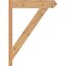 Ekena Millwork Traditional Smooth Arts and Crafts Outlooker, Western Red Cedar, 5 1/2"W x 24"D x 32"H OUT06X24X32TRA03SWR - alternate 3